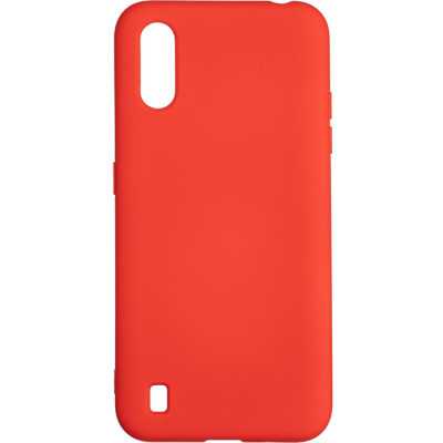 Чехол накладка Full Soft Samsung A015 (A01) Красная