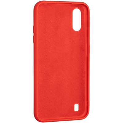 Чехол накладка Full Soft Samsung A015 (A01) Красная