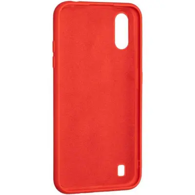 Чехол накладка Full Soft Samsung A015 (A01) Красная