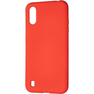 Чехол накладка Full Soft Samsung A015 (A01) Красная