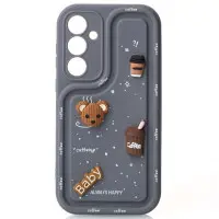 Чехол Накладка Pretty Things Samsung A256 (A25 5G) Темно-серая