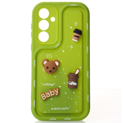 Чехол накладка Pretty Things Samsung A356 (A35 5G) Зеленая