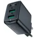 Сетевое зарядное устройство Acefast A33 18W QC3.0 2USB-A Black, Черный