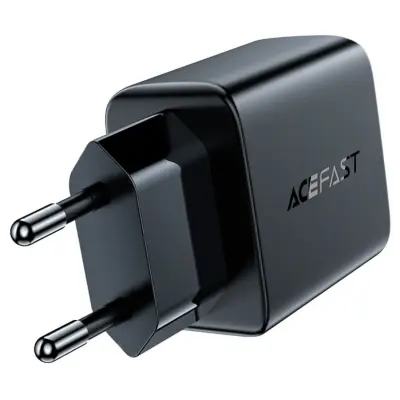 Сетевое зарядное устройство Acefast A33 18W QC3.0 2USB-A Black, Черный