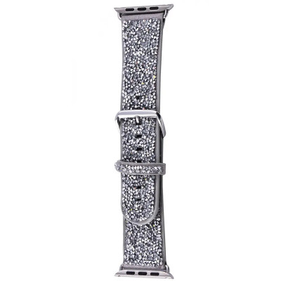 Ремешок Bling World Rock для Apple Watch 42/44/45mm Срібна