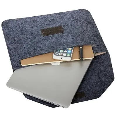 Чохол-конверт Falt Bag для MacBook 13/14,2" Чорний Чохол-конверт Falt Bag для MacBook 13/14,2" Чорний
