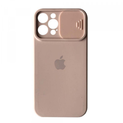 Чохол накладка HC iPhone 13 Pro Max Рожевий Пісок Slider Square Full