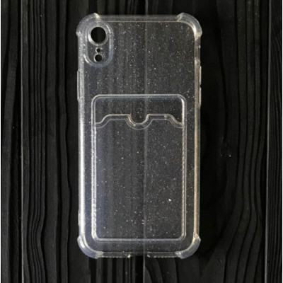 Чохол накладка Card Case Briliant iPhone XR Прозора