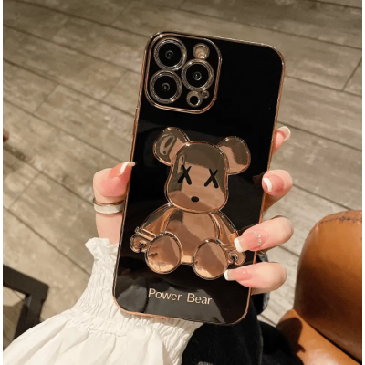 Чехол накладка Power Bear iPhone 14 Черная Чехол накладка Power Bear iPhone 14 Черная