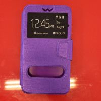 Чохол-книжка Універсальна 5.2"-5.5" Фіалкова (2 вікна)