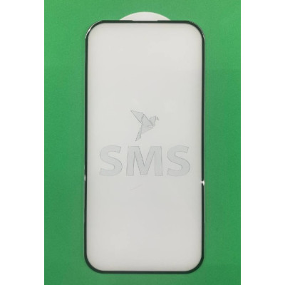 Защитное стекло SMS 5D iPhone 15 Чёрное