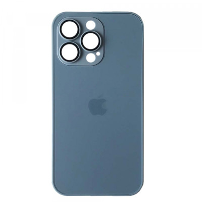 Чехол накладка Sapphire Matte iPhone 15 Pro Блакитна MagSafe