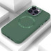 Чехол накладка Bonbon Metal MagSafe iPhone 14 Pro Max Зеленая / Pine Green