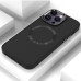 Чехол накладка Bonbon Metal MagSafe iPhone 14 Pro Max Черная