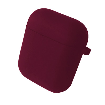 Чохол для AirPods 1/2 Microfiber Марсала