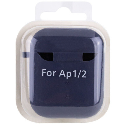 Чохол для AirPods 1/2 Microfiber Північно-синій