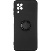 Чехол накладка Ring Samsung A12 (A125)/M127 (M12) Черная