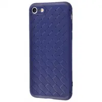 Чехол накладка Weaving iPhone 7/8 Синяя