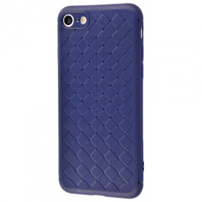 Чохол накладка Weaving iPhone 7/8 Синя (M)
