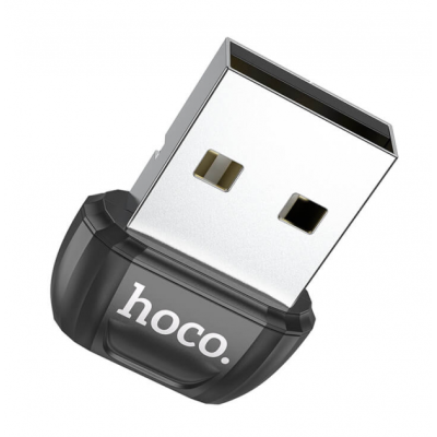 Bluetooth адаптер Hoco UA18 Black, Чорний