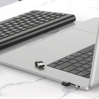 Bluetooth адаптер Hoco UA18 Black, Чорний