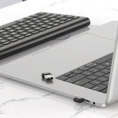 Bluetooth адаптер Hoco UA18 Black, Чорний