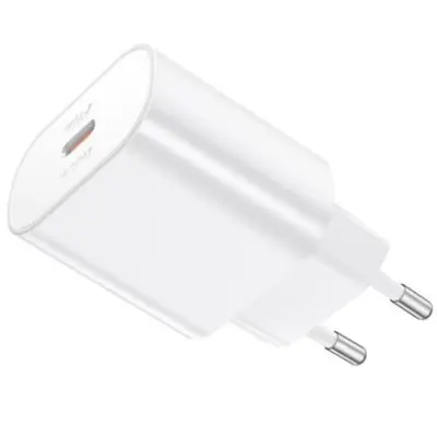 Мережевий зарядний пристрій Hoco N22 PD25W White, Білий