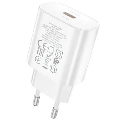 Мережевий зарядний пристрій Hoco N22 PD25W White, Білий