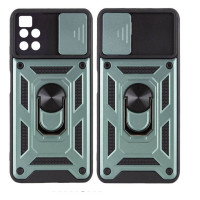 Чохол накладка Serge Ring Camshield Xiaomi Redmi Note 11 Pro Зелена