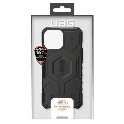 Чехол накладка UAG Pathfinder iPhone 14 Pro Чёрная