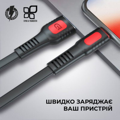 Кабель дата ArmorStandart AR15 Type-C 2.4A 1м Черный (ARM59536)