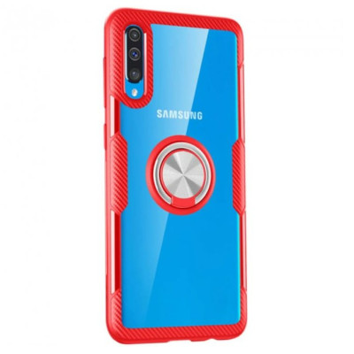 Чехол накладка Deen CrystalRing Samsung A307/A505 (A30s/A50) Красная