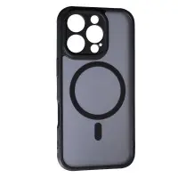 Чохол Накладка Black Soft MagSafe iPhone 16 Pro Max Чорна