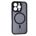 Чохол Накладка Black Soft MagSafe iPhone 16 Pro Max Чорна