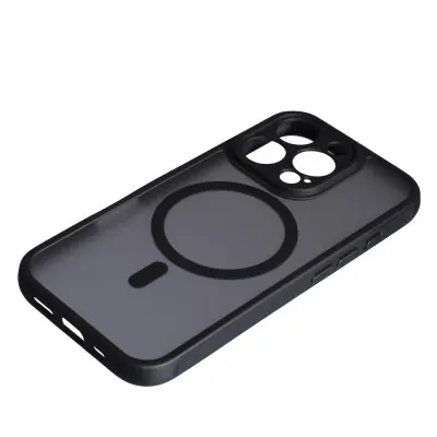 Чохол Накладка Black Soft MagSafe iPhone 16 Pro Max Чорна