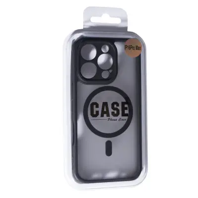 Чохол Накладка Black Soft MagSafe iPhone 16 Pro Max Чорна