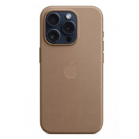 Чехол накладка Leather Case with MagSafe iPhone 15 Pro Taupe Чехол накладка Leather Case with MagSafe iPhone 15 Pro Taupe
