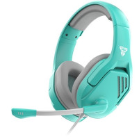 Накладні ігрові навушники-гарнітура з мікрофоном PC Fantech HMH86 Valor X Ментолові Накладні ігрові навушники-гарнітура з мікрофоном PC Fantech HMH86 Valor X Ментолові