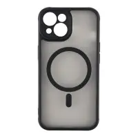 Чехол накладка Anti drop Camera MagSafe iPhone 15 Черная