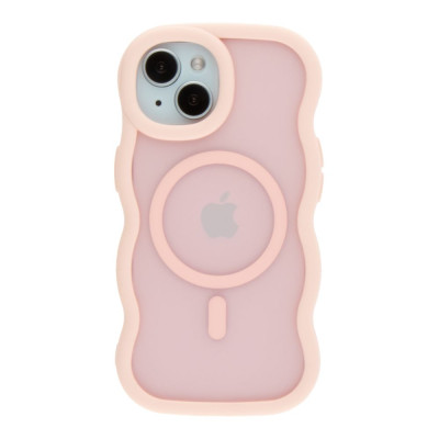 Чохол накладка AquaWave MagSafe iPhone 15 Рожева