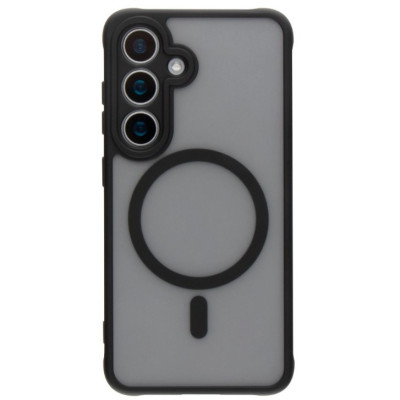 Чехол накладка Anti Drop MagSafe Samsung S721 (S24 FE) Черная