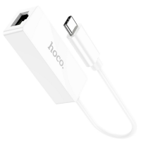 Кабель Hoco UA22 Type-C ethernet adapter Белый Кабель Hoco UA22 Type-C ethernet adapter Белый