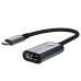 Кабель Hoco HB21 Type-c to HDMI Сірий