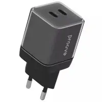 Сетевое зарядное устройство Proove Shot Gan 67W 2PD+USB Black, Черный