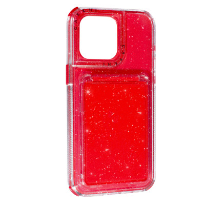 Накладка Summer Mirror iPhone 15 Красная