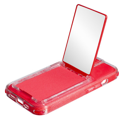 Накладка Summer Mirror iPhone 15 Красная