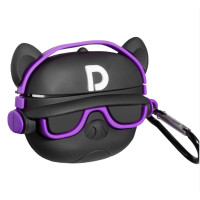 Чехол для наушников AirPods 4 3D Violet Dog