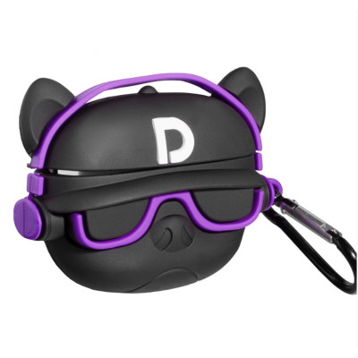 Чехол для наушников AirPods 4 3D Violet Dog