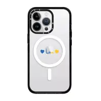 Чехол накладка Clear Case MagSafe Nprint iPhone 13/ iPhone 14 Черная (Приверженность)