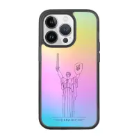 Чехол накладка Matte Gradient Nprint iPhone 13 Черная (Родина-мать)